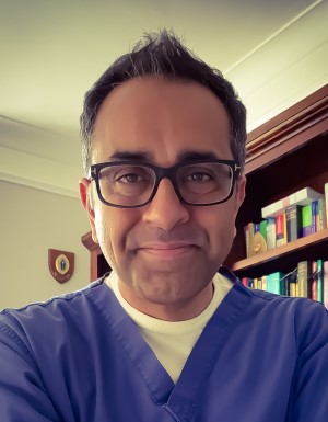 A photograph of Dr Prash Patel